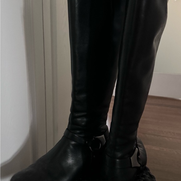 Via Spiga Leather Riding Boots - Picture 3 of 14